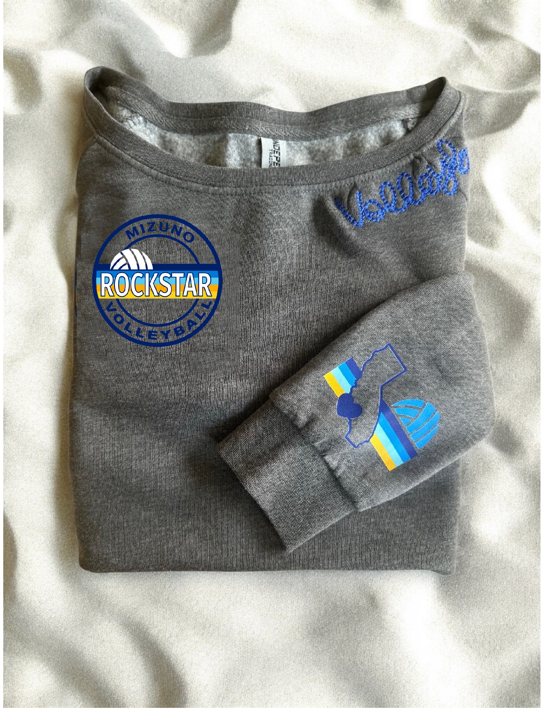 Mizuno ROCKSTAR Volleyball Sweatshirt – PRE ORDER THRU 3/30 PLEASE ALLOW  WEEKS POST PRESELL FOR DELIVERY (1)